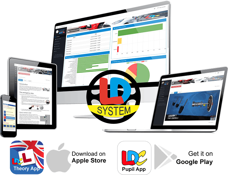 LD System and online driving Theory and Hazard Percetion Test Hub photograph